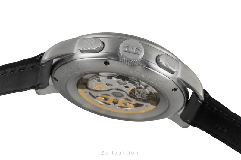 Glashütte Navigator chronograph steel automatic men's watch 39-34-17-17-04 [2604753]