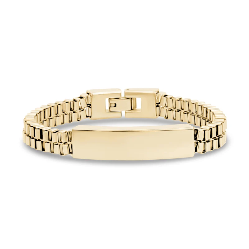 Zweireihiges Box Link ID-Armband