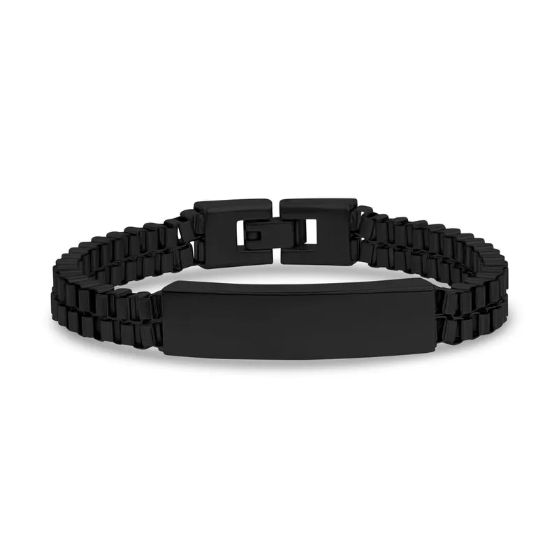 Zweireihiges Box Link ID-Armband