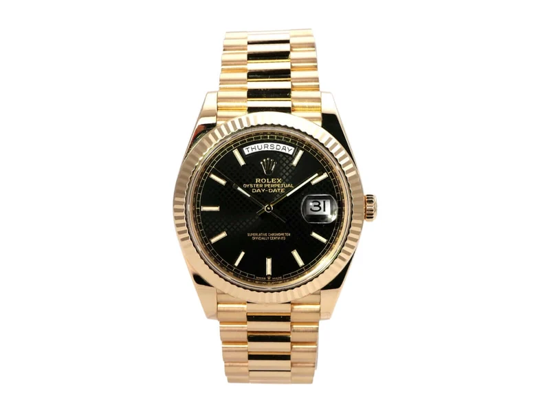 Rolex Day-Date 40 Gelbgold 228238 Schwarz