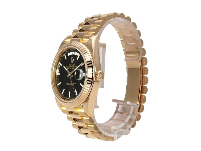Rolex Day-Date 40 Gelbgold 228238 Schwarz