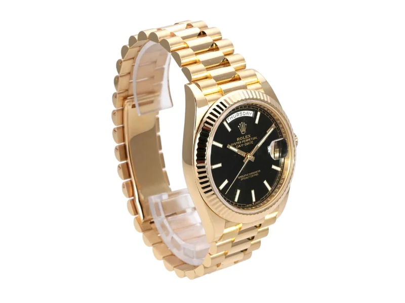 Rolex Day-Date 40 Gelbgold 228238 Schwarz