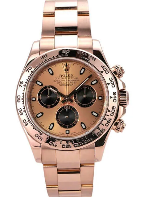 Rolex Cosmograph Daytona 116505 Everose-Gold Sundust Schwarz