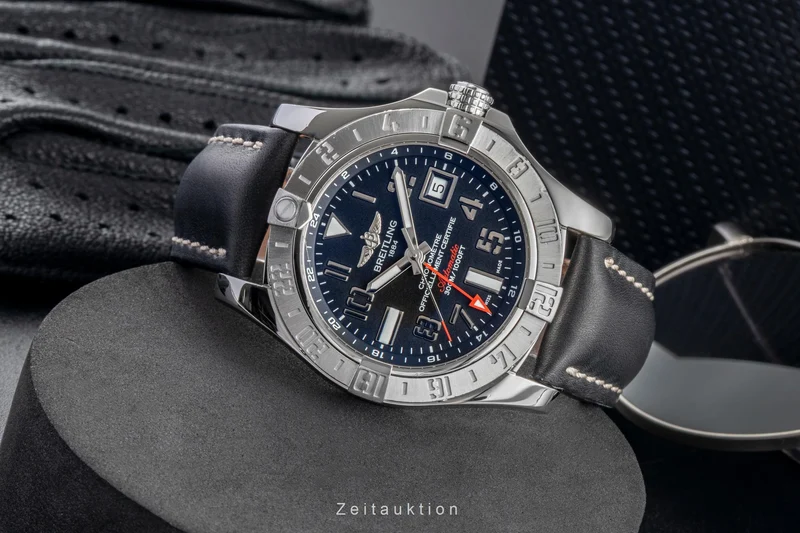 Breitling Avenger II GMT steel automatic men's watch A3239011/BC34 [2506396]