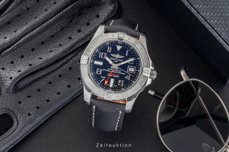 Breitling Avenger II GMT steel automatic men's watch A3239011/BC34 [2506396]