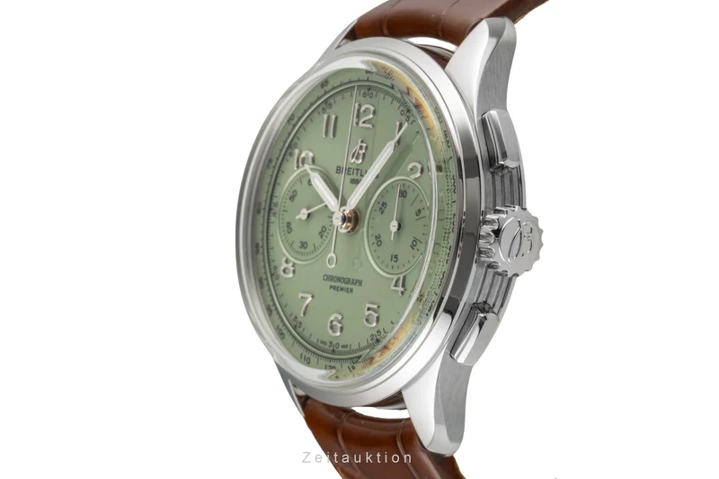 Breitling Premier chronograph steel manual winding men's watch AB0930D31L1P1 LP: 9300EUR [2604741]