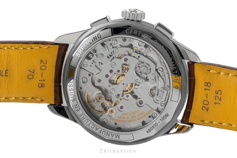 Breitling Premier chronograph steel manual winding men's watch AB0930D31L1P1 LP: 9300EUR [2604741]