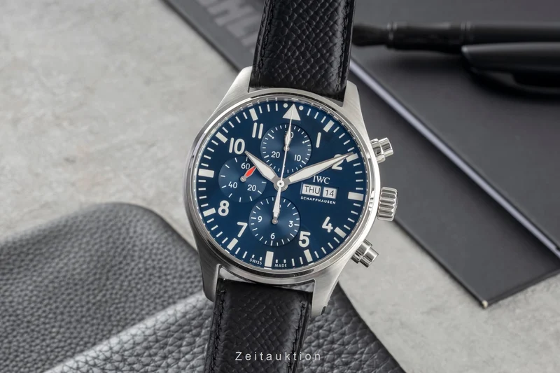 IWC Fliegerchronograph chronograph steel automatic men's watch IW377714 [2604633]