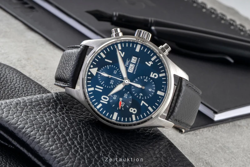 IWC Fliegerchronograph chronograph steel automatic men's watch IW377714 [2604633]