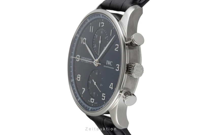 IWC Portugieser chronograph steel automatic men's watch IW371606 LP: 9100EUR [2604739]