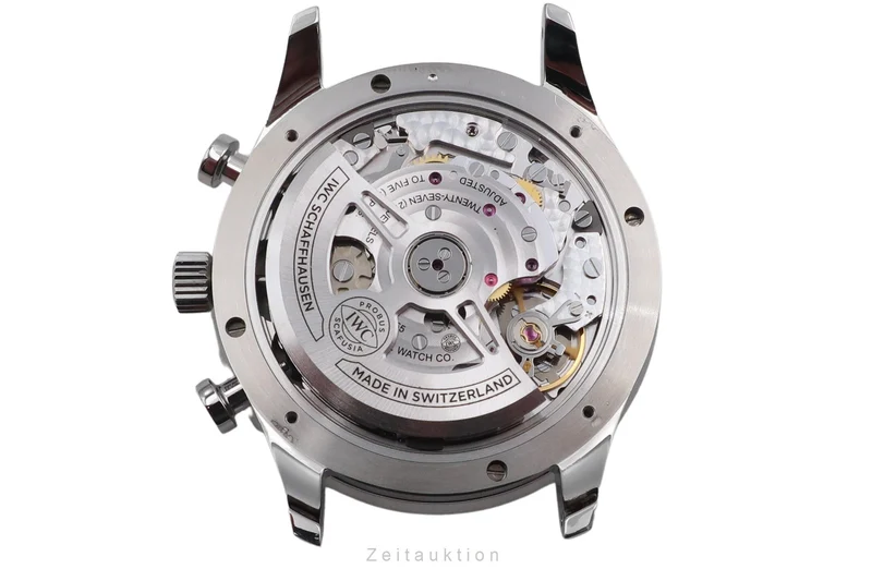 IWC Portugieser chronograph steel automatic men's watch IW371606 LP: 9100EUR [2604739]