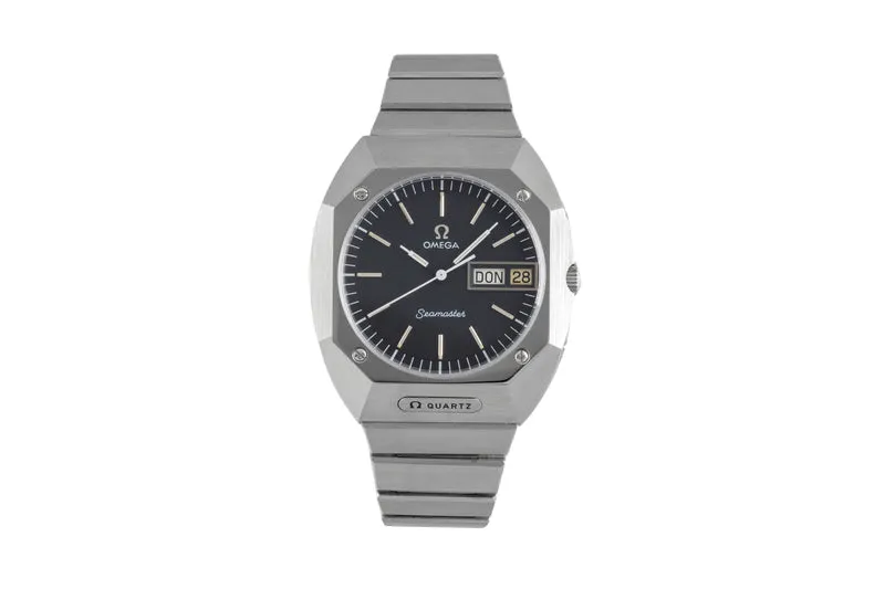 Omega Seamaster steel quartz men's watch ST 396.0840 Vintage [2604501]
