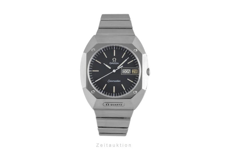 Omega Seamaster steel quartz men's watch ST 396.0840 Vintage [2604501]