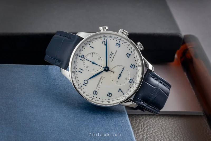 IWC Portugieser chronograph steel automatic men's watch IW371605 [2604677]