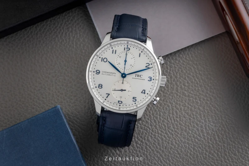 IWC Portugieser chronograph steel automatic men's watch IW371605 [2604677]