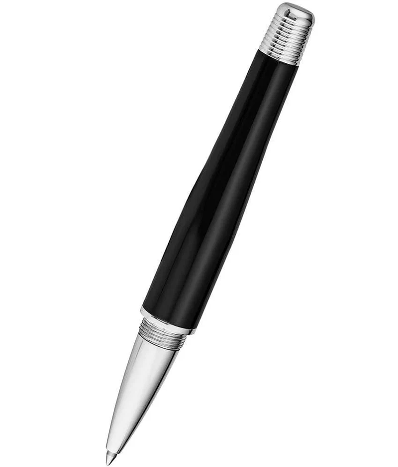 Gift Magna Black Stainless Steel Two-Piece Rollerball Pen