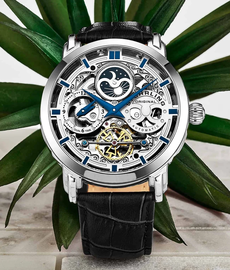 Stührling Automatic Dual Time Anatol, Depthmanster Automatic Diver with Signature Pen!