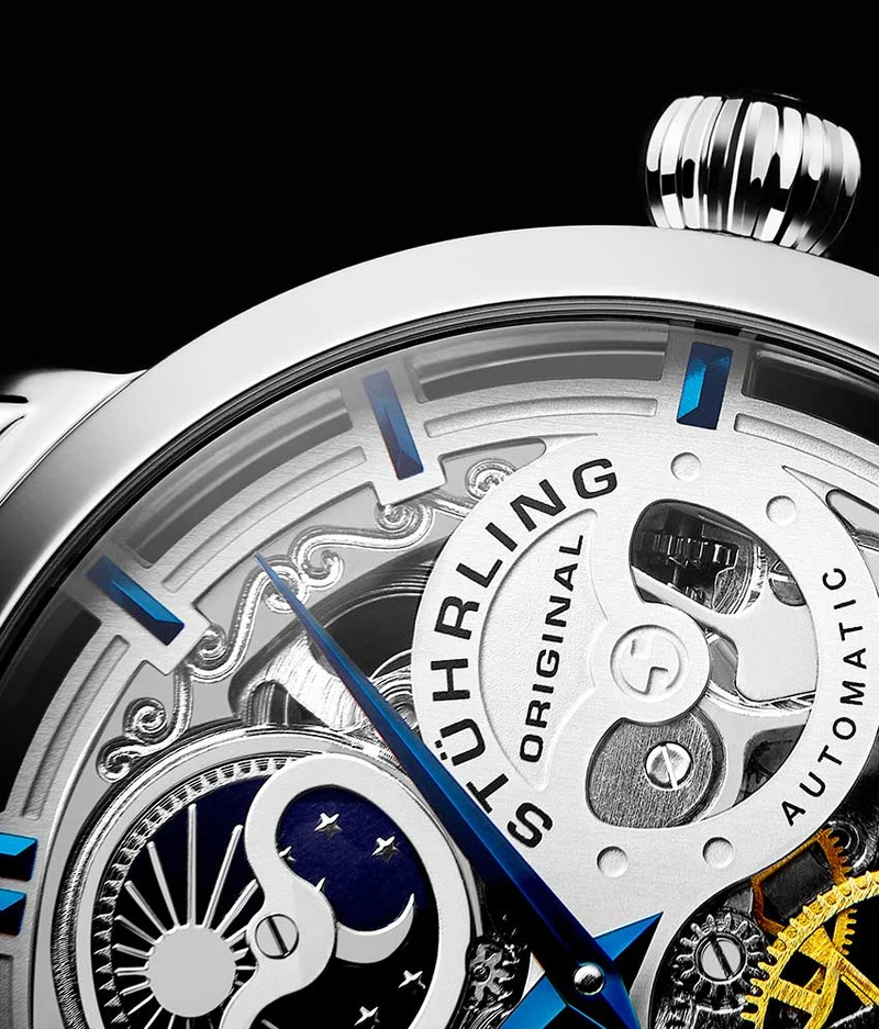 Stührling Automatic Dual Time Anatol, Depthmanster Automatic Diver with Signature Pen!