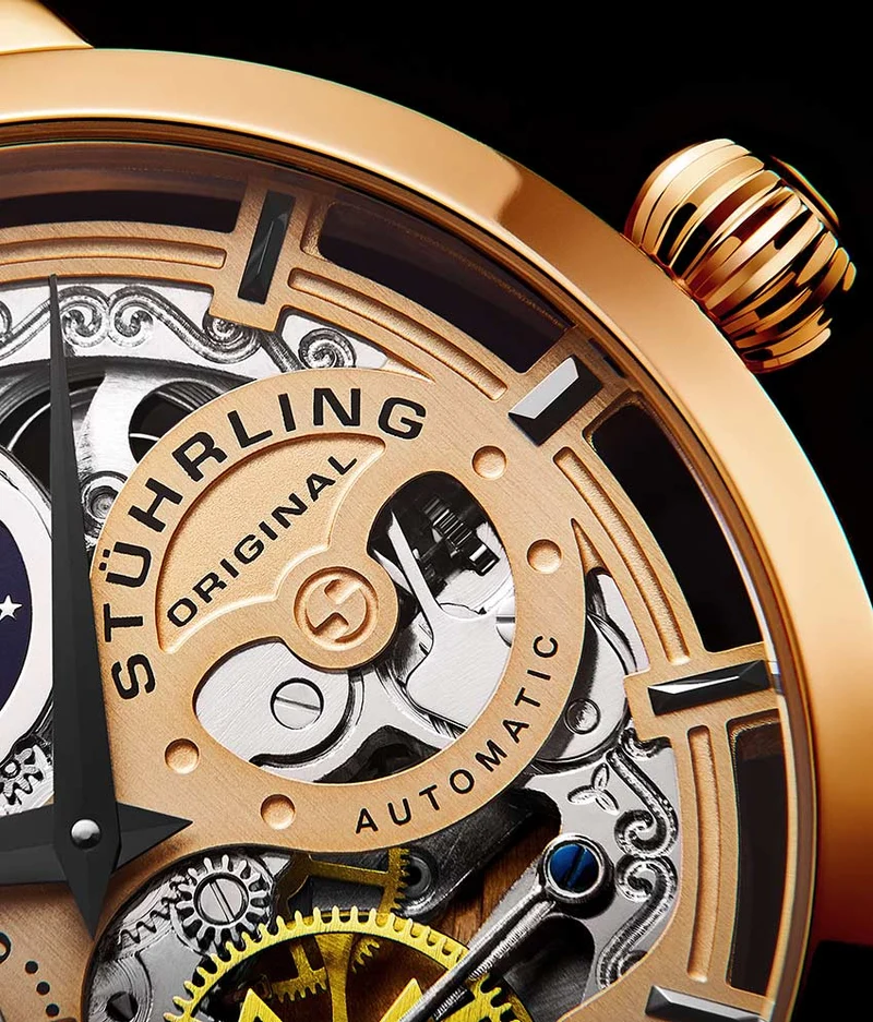 Stührling Automatic Dual Time Anatol, Swiss Automatic Sion and Stürhling Signature Pen