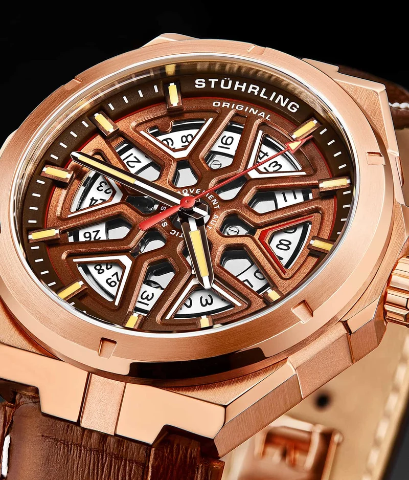 Stührling Automatic Dual Time Anatol, Swiss Automatic Gio and Stürhling Signature Pen