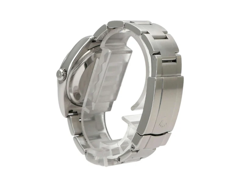 Rolex Oyster Perpetual 34 Blau Römisch 114210