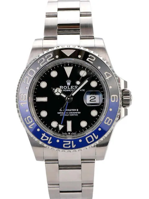 Rolex GMT-Master II Edelstahl 126710BLNR Oyster-Band