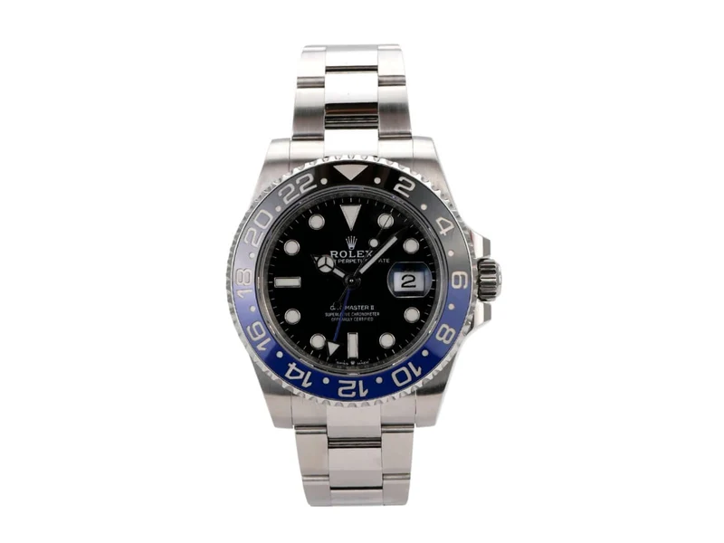 Rolex GMT-Master II Edelstahl 126710BLNR Oyster-Band