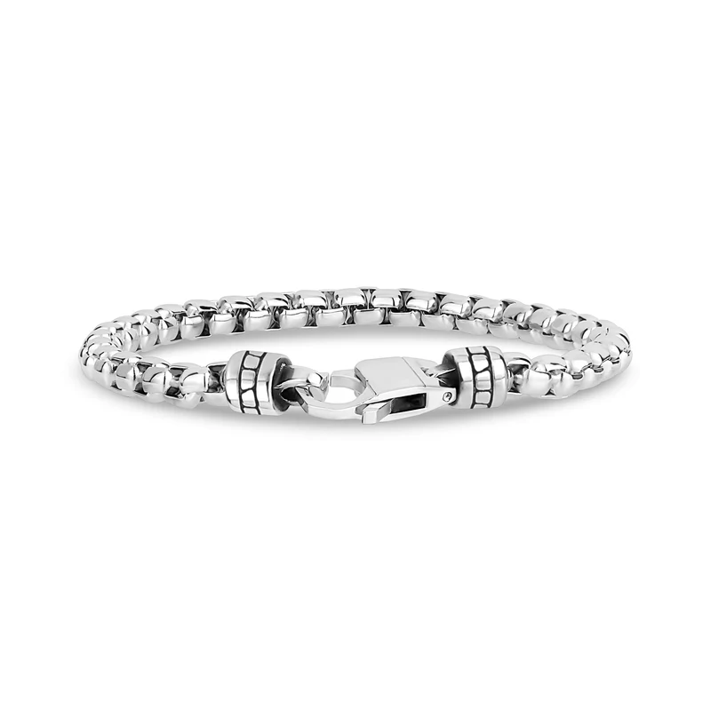Individueller Verschluss Rundes Box-Link-Armband