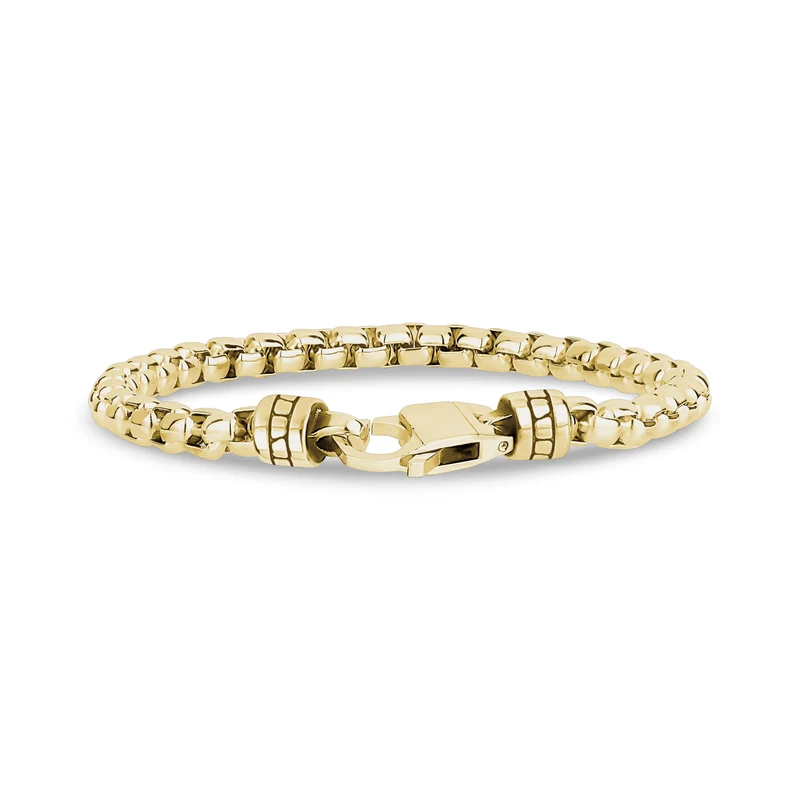 Individueller Verschluss Rundes Box-Link-Armband