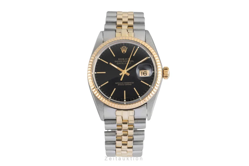 Rolex Datejust steel / gold automatic men's watch 16013 LP: 15350EUR Vintage [2604224]