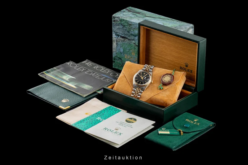 Rolex Datejust steel / gold automatic men's watch 16013 LP: 15350EUR Vintage [2604224]
