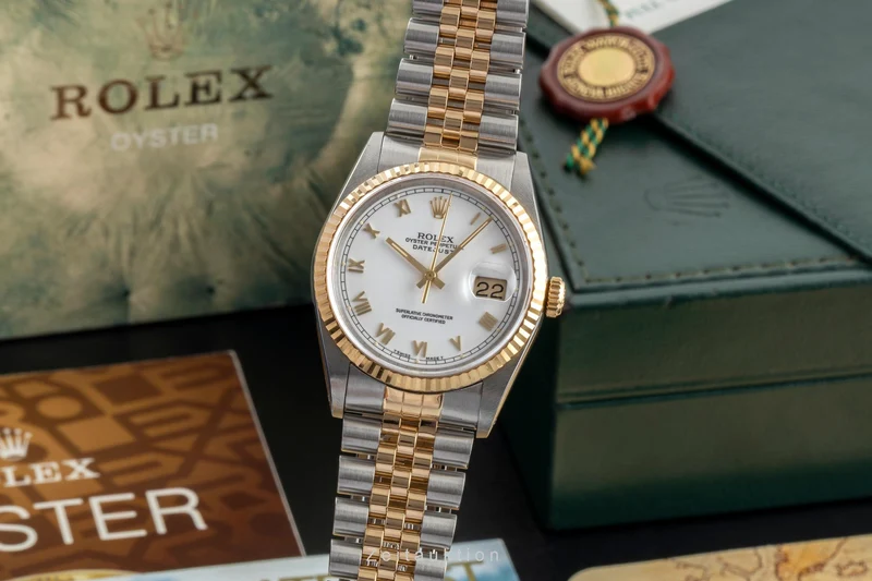 Rolex Datejust steel / gold automatic men's watch 16233 [2604719]
