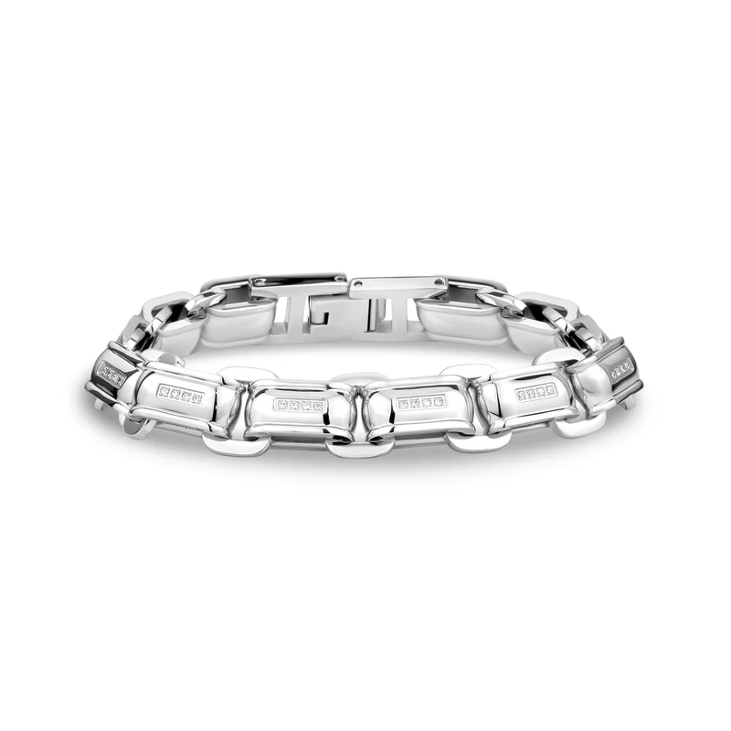 Steinbesetztes Gliederarmband