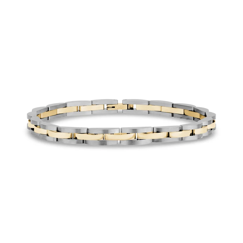 Zweifarbiges Gliederarmband | 5MM