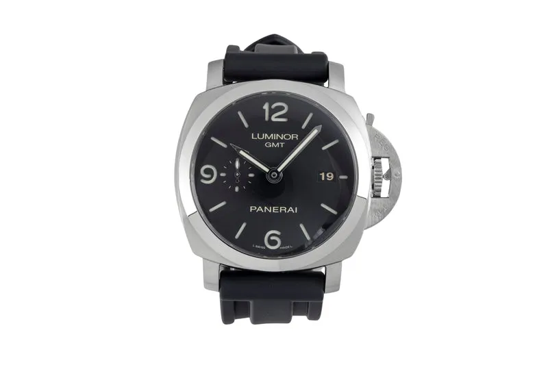 Panerai Luminor GMT steel automatic men's watch PAM00320 LP: 11000EUR [2604527]