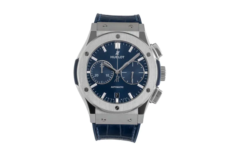 Hublot Classic Fusion chronograph titanium automatic men's watch 521.NX.7170.LR LP: 12000EUR [2604521]