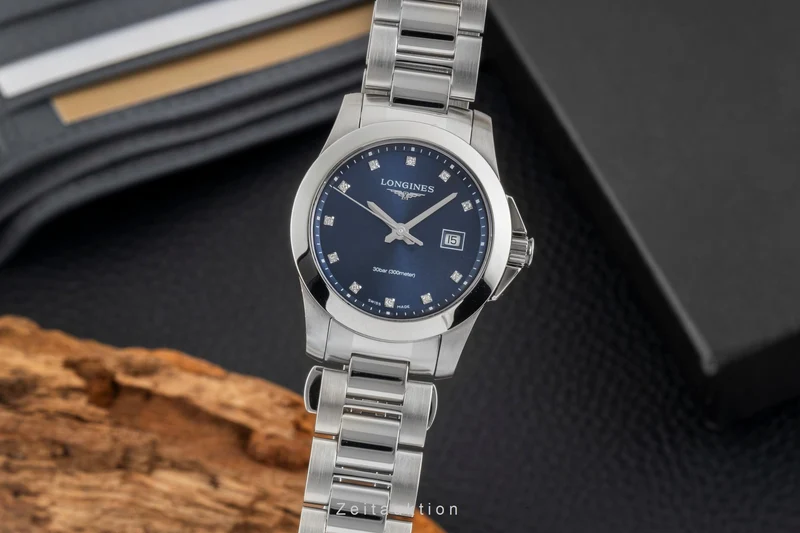 Longines Conquest steel quartz women's watch L3.376.4.97.6 LP: 1500EUR [2604466]