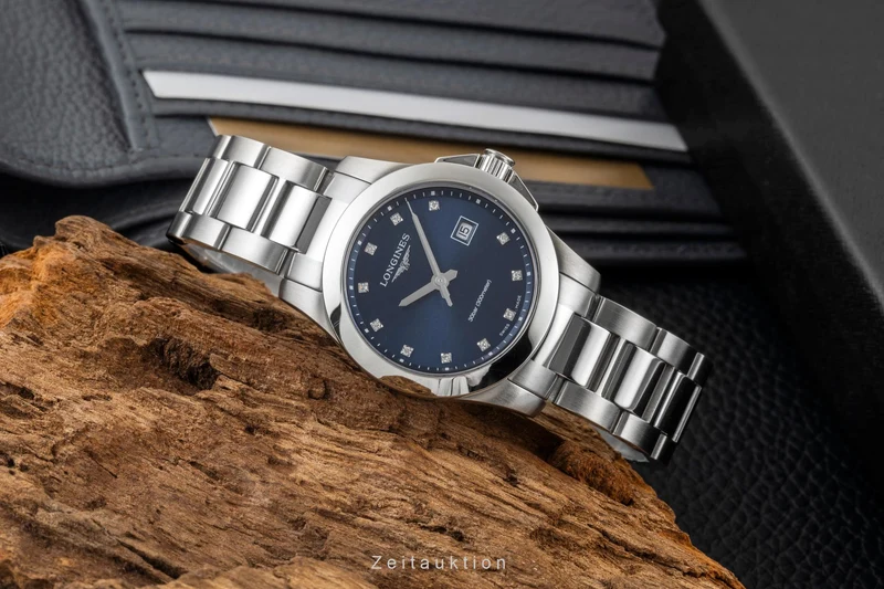 Longines Conquest steel quartz women's watch L3.376.4.97.6 LP: 1500EUR [2604466]