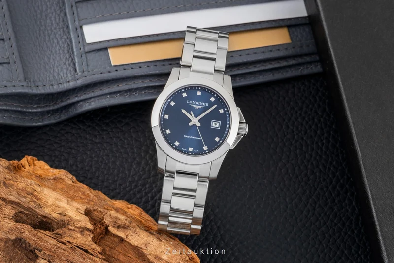 Longines Conquest steel quartz women's watch L3.376.4.97.6 LP: 1500EUR [2604466]