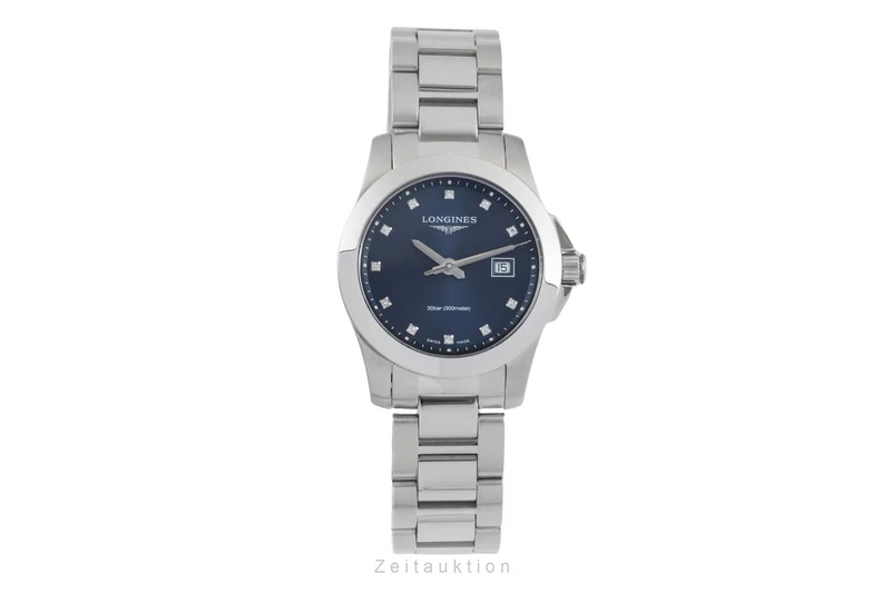 Longines Conquest steel quartz women's watch L3.376.4.97.6 LP: 1500EUR [2604466]
