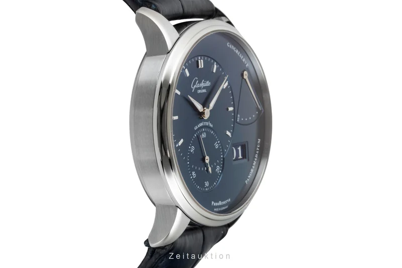 Glashütte PanoReserve steel manual winding men's watch 1-65-01-26-12-01 LP: 11400EUR [2602847]