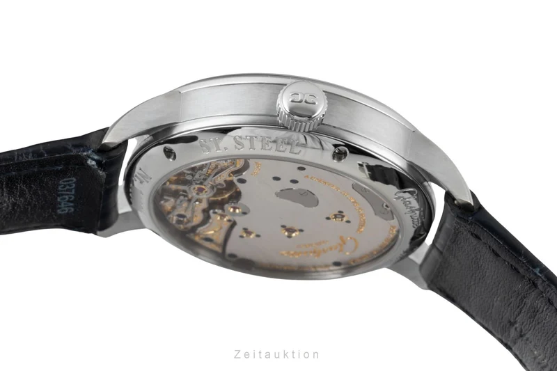 Glashütte PanoReserve steel manual winding men's watch 1-65-01-26-12-01 LP: 11400EUR [2602847]