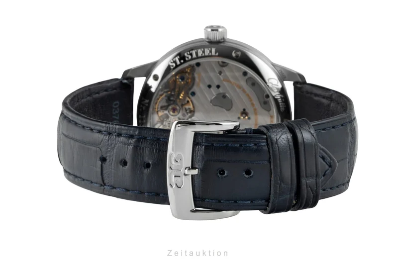 Glashütte PanoReserve steel manual winding men's watch 1-65-01-26-12-01 LP: 11400EUR [2602847]