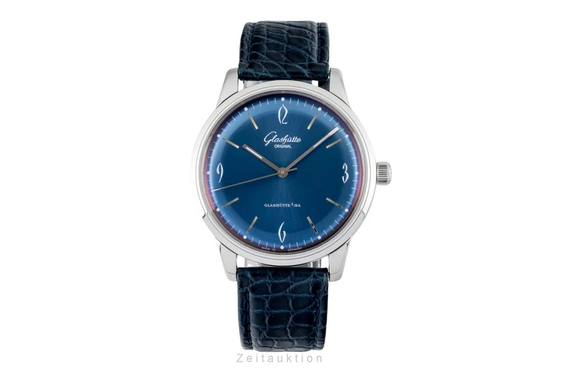 Glashütte Sixties steel automatic men's watch 1-39-52-06-02-04 LP: 7100EUR [2602800]