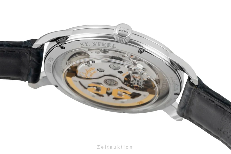 Glashütte Sixties steel automatic men's watch 1-39-52-06-02-04 LP: 7100EUR [2602800]