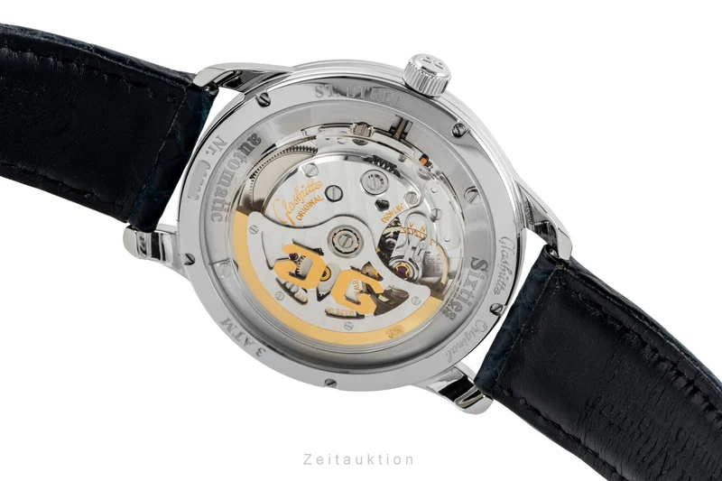 Glashütte Sixties steel automatic men's watch 1-39-52-06-02-04 LP: 7100EUR [2602800]