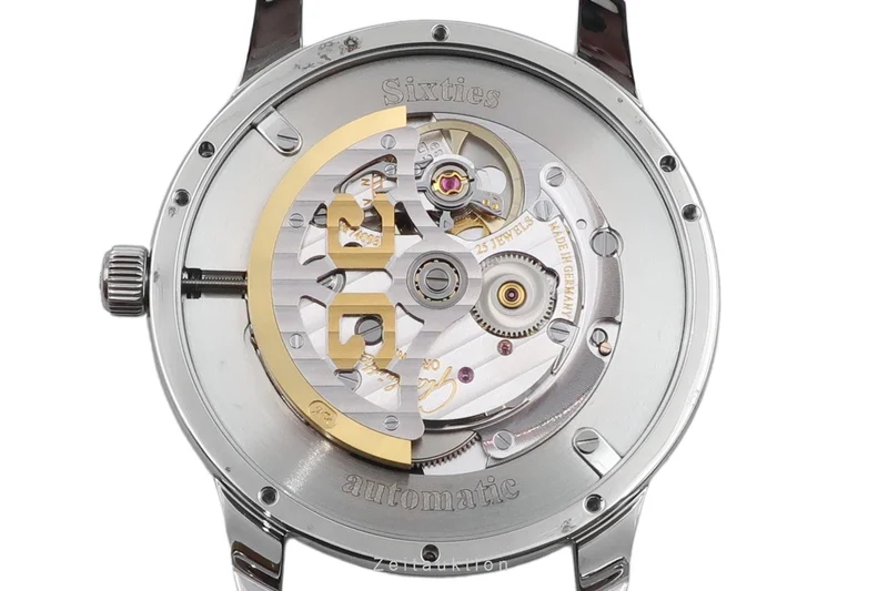 Glashütte Sixties steel automatic men's watch 1-39-52-06-02-04 LP: 7100EUR [2602800]