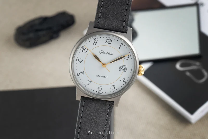 Glashütte Spezimat titanium automatic men's watch 10-21-15-15-00 [2602792]
