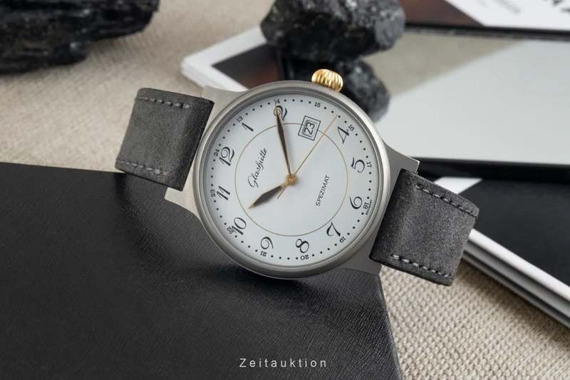 Glashütte Spezimat titanium automatic men's watch 10-21-15-15-00 [2602792]