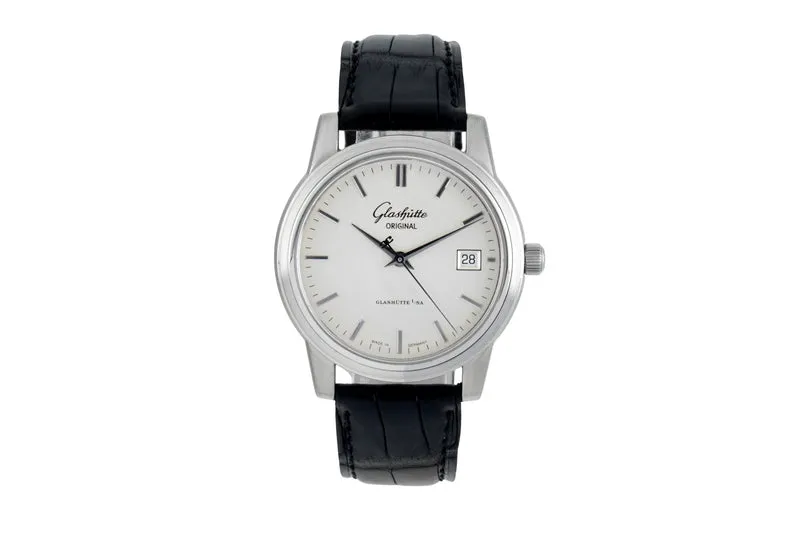 Glashütte Senator steel automatic men's watch 39-11-11-13-04 [2602529]